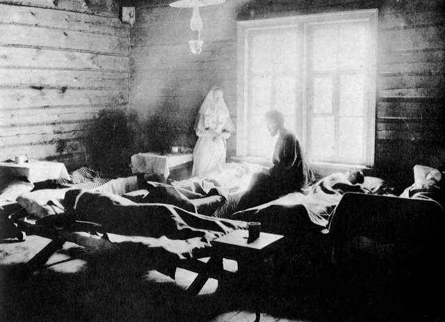 Тифозная больница в селе Новая Слобода Лукояновского уезда 1891-92