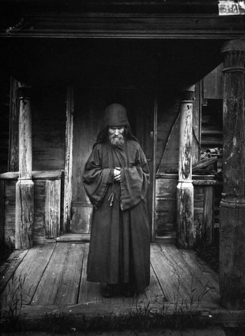 Благовещенский Керженский единоверческий мужской монастырь. Монах-схимник 1897