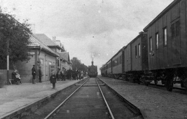 Железнодорожный вокзал в Изборске