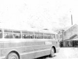Автобус Печоры-Псков, справа торговые ряды